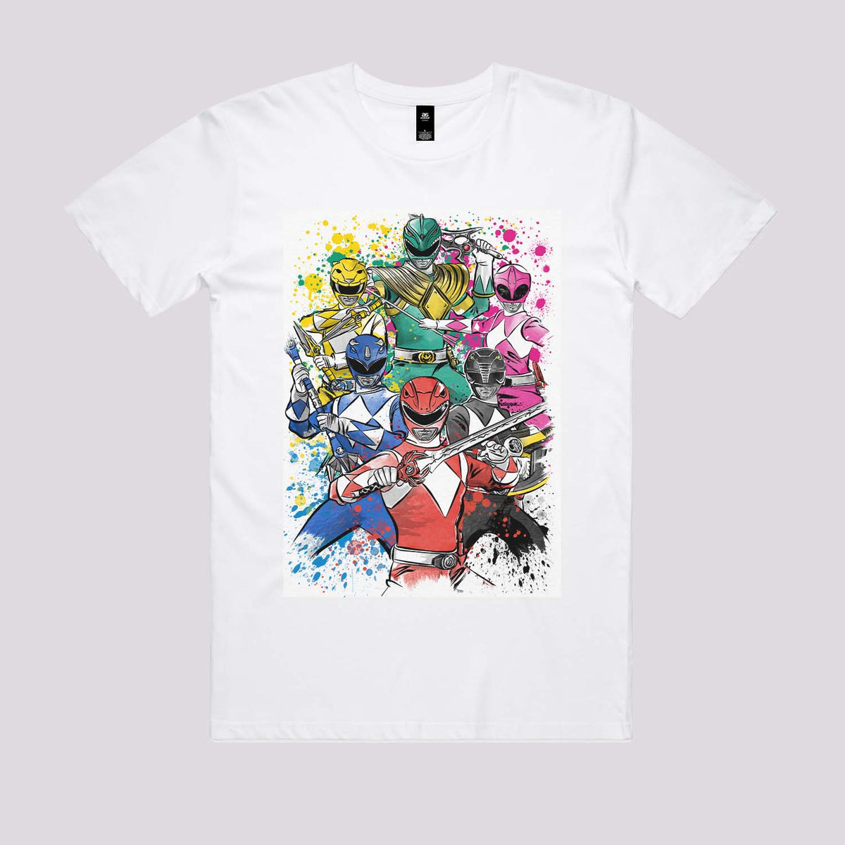 Rangers Watercolour T-Shirt | Pop Culture Graphic Tees Online Australia is 