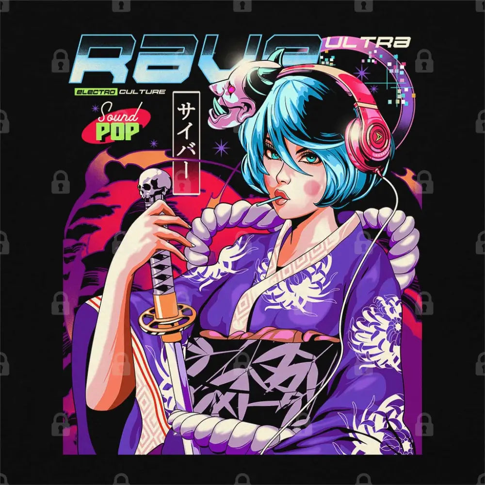 Rave Geisha T-Shirt | Anime T-Shirts