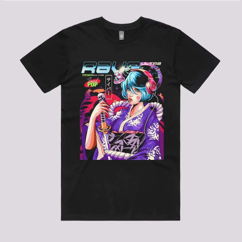 Rave Geisha T-Shirt | Anime T-Shirts