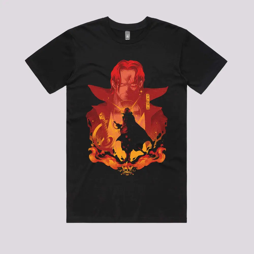 Red Haired Pirate T-Shirt | Anime T-Shirts