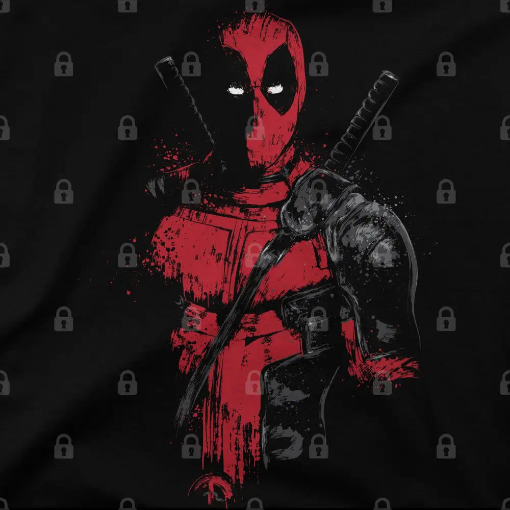 Red Mercenary T-Shirt | Pop Culture T-Shirts