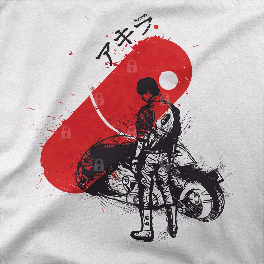 Red Sun Akira T-Shirt | Anime T-Shirts