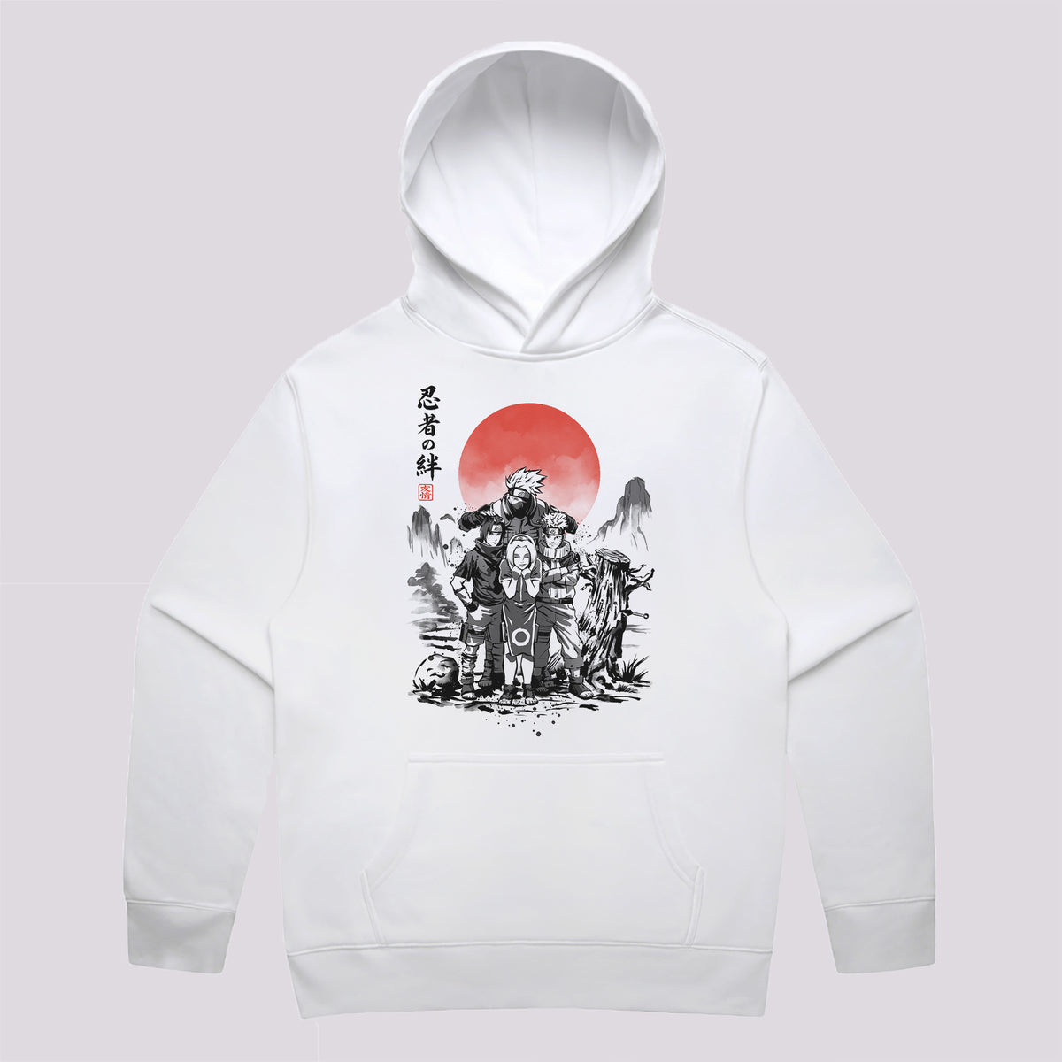 Red Sun Ninjas Hoodie | Cool Anime Hoodies Australia