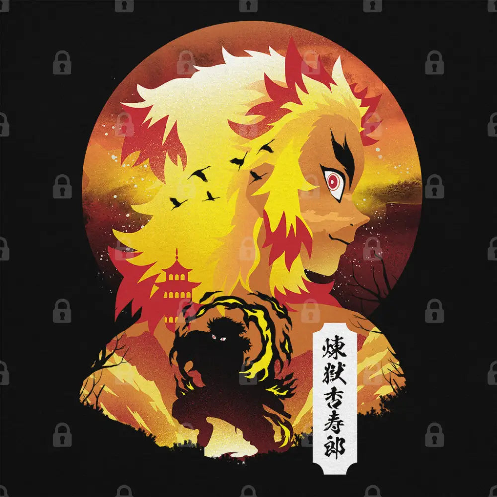 Rengoku Sunset Hoodie | Anime T-Shirts