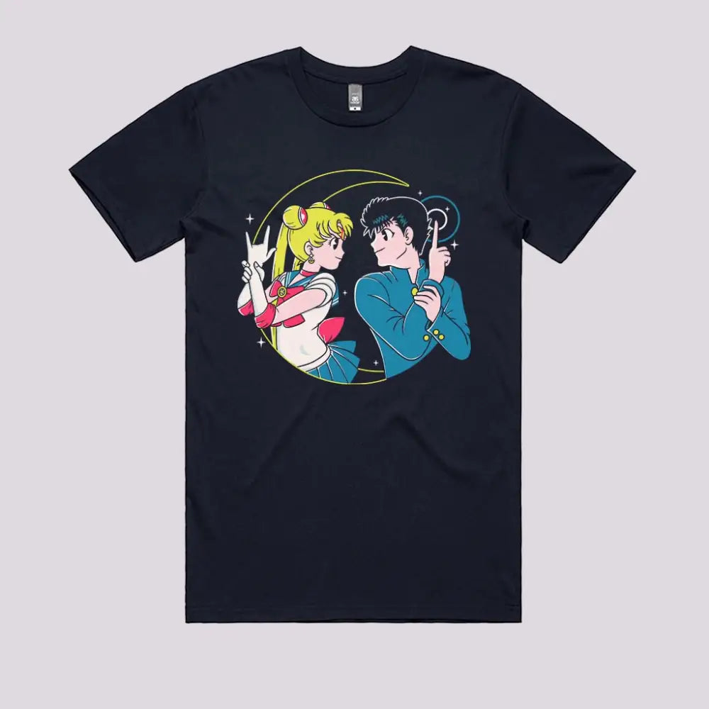 Retro Anime Battle T-Shirt | Anime T-Shirts