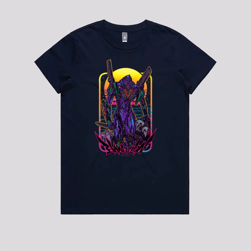 Retro Eva 01 T-Shirt | Anime T-Shirts