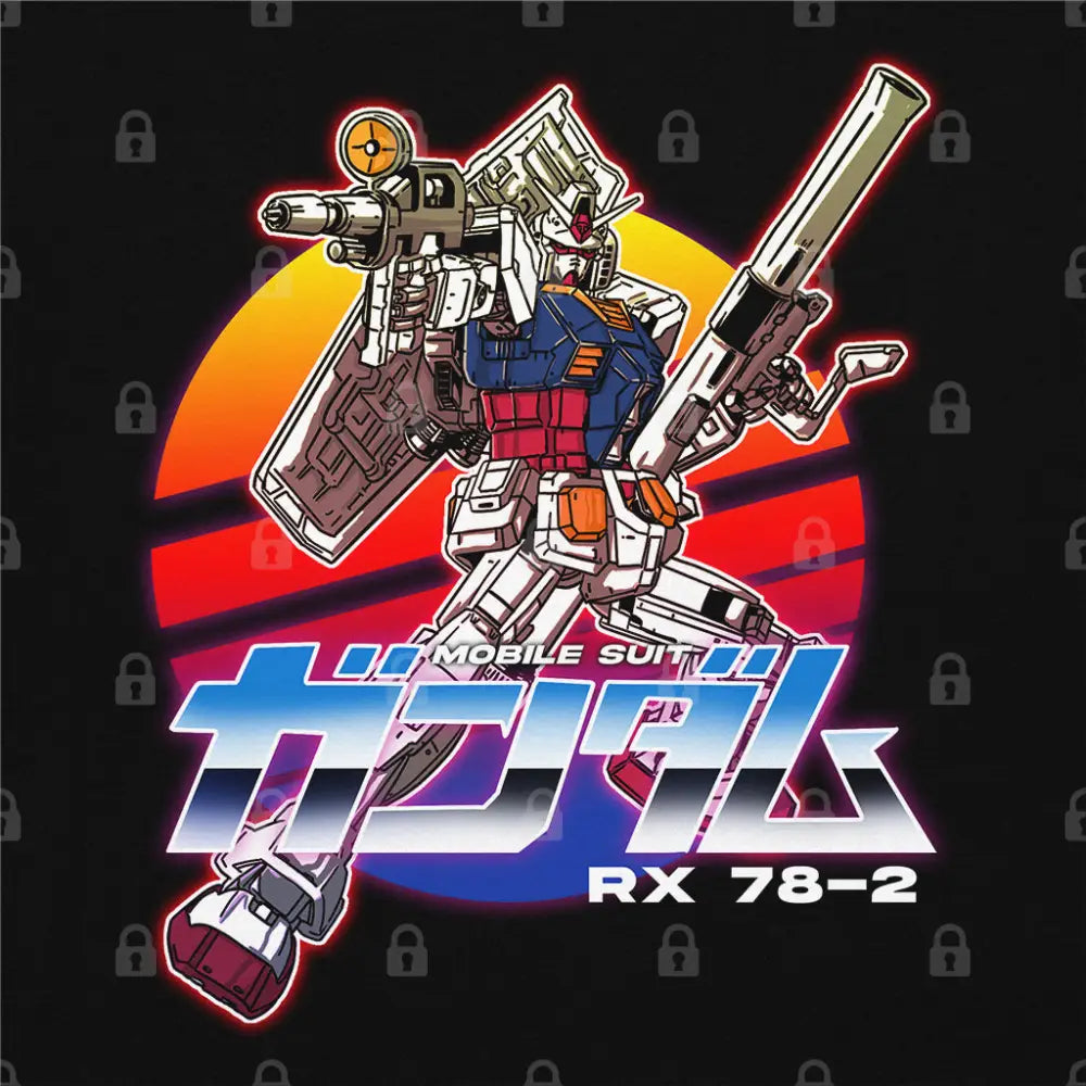 Retro RX-78-2 T-Shirt | Anime T-Shirts