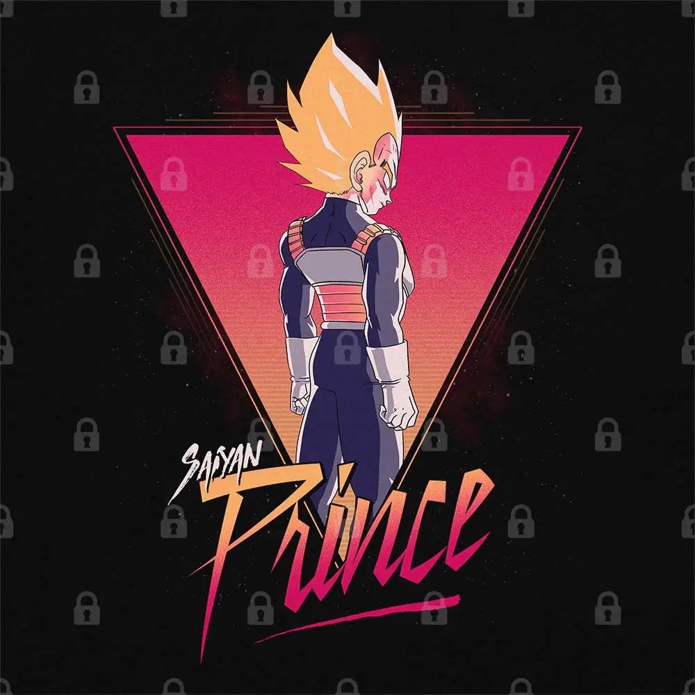 Retro Saiyan Prince T-Shirt | Anime T-Shirts