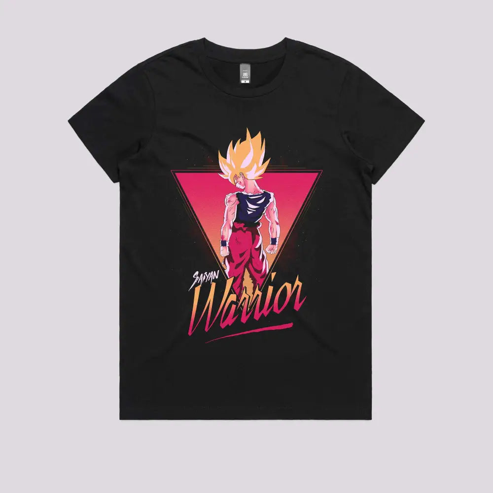 Retro Saiyan Warrior T-Shirt | Anime T-Shirts