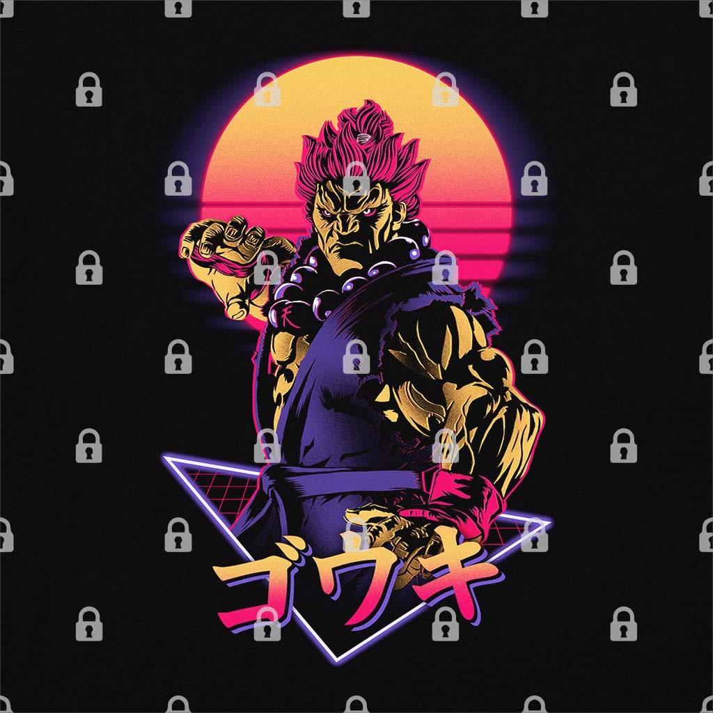 Retro Devil Fighter T-Shirt