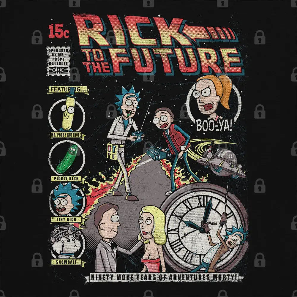 Rick to the Future T-Shirt - Limitee Apparel