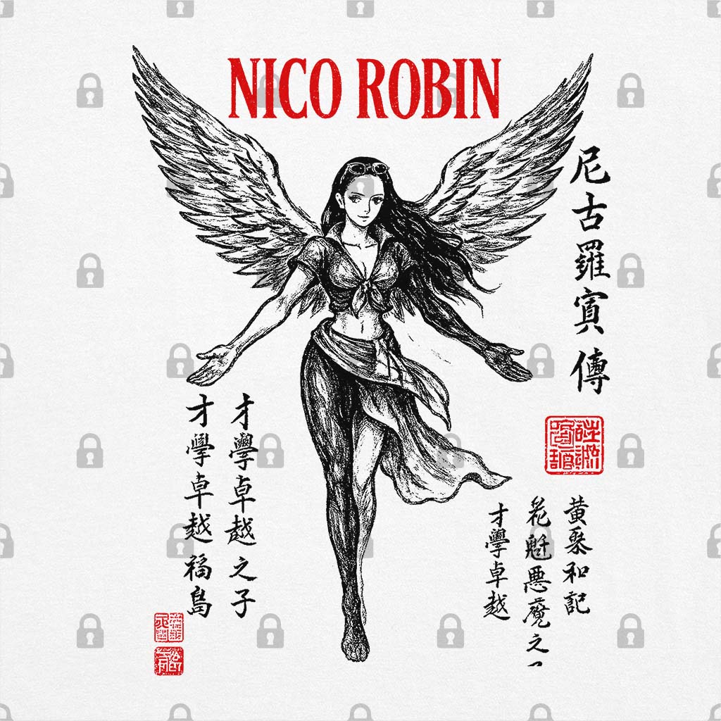 Robin Wings Sumi-e T-Shirt