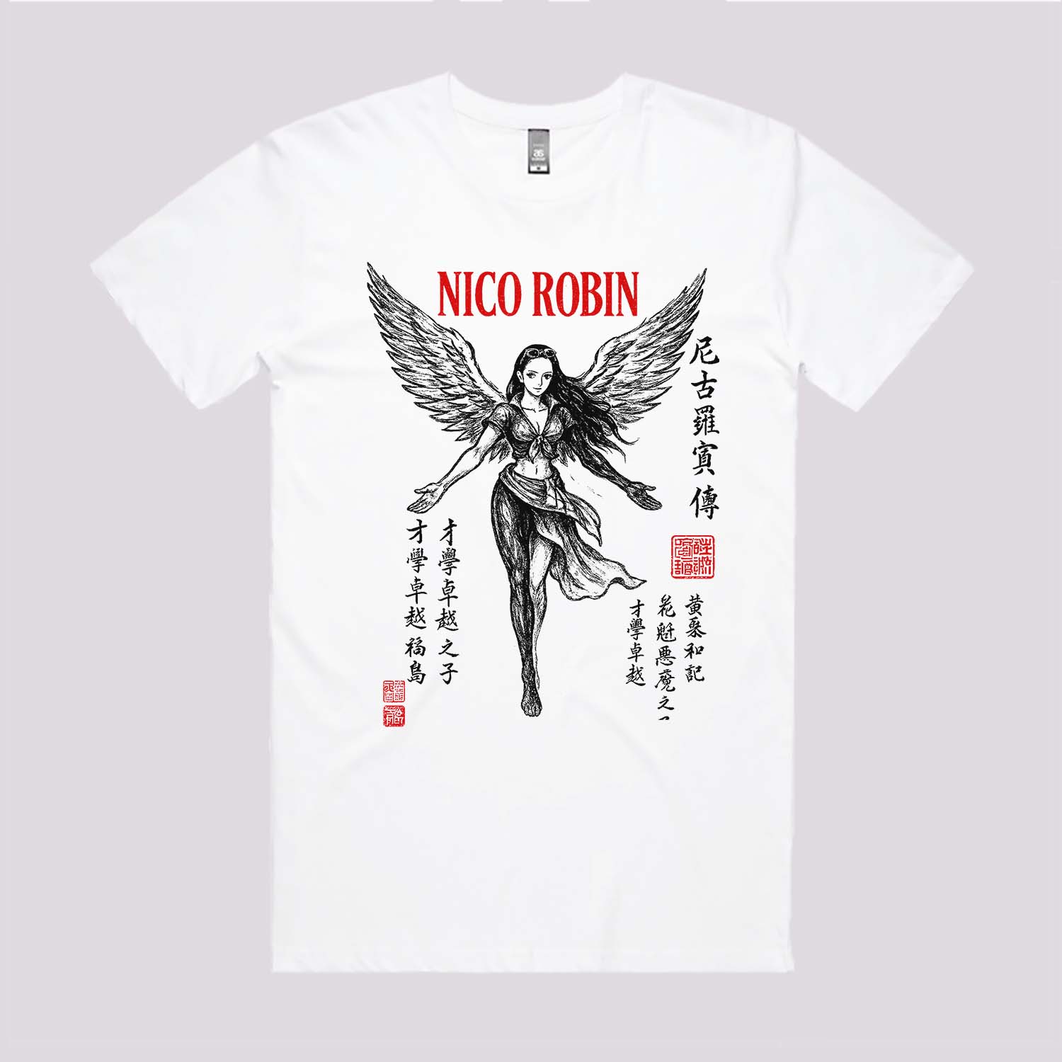 Robin Wings Sumi-e T-Shirt
