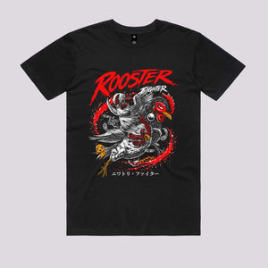Rooster Fighter T-Shirt | Cool Anime T-Shirts Australia