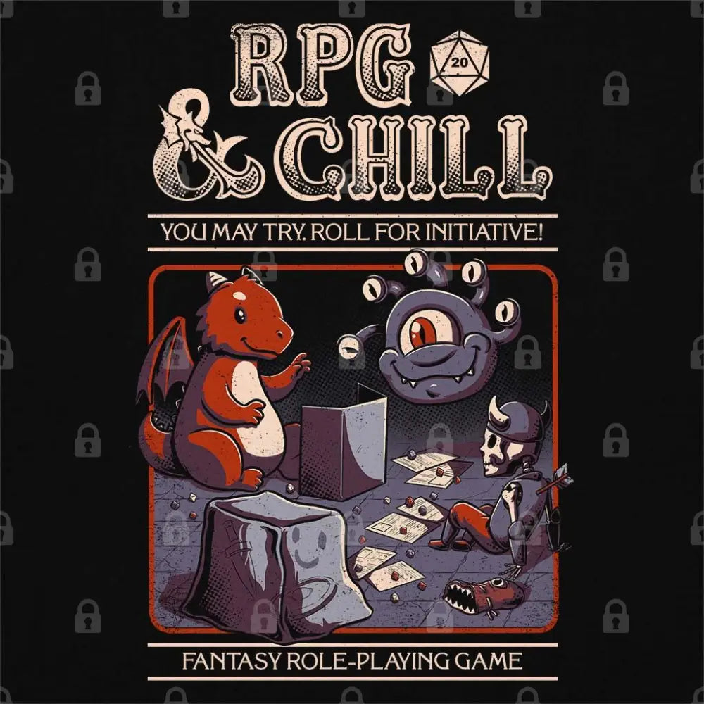 Rpg And Chill T-Shirt Adult Tee