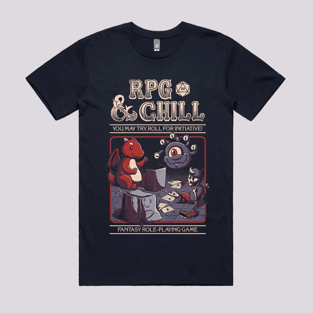 Rpg And Chill T-Shirt Adult Tee