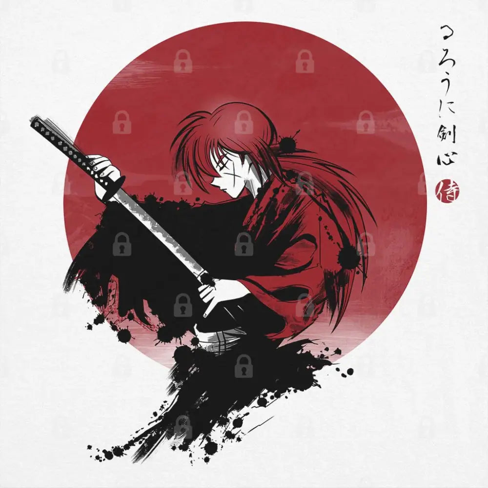 Rurouni Kenshin Sumi-e T-Shirt | Anime T-Shirts