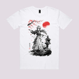 Rurouni Samurai Sumi-e Graphic Tee | Anime T-Shirts Australia