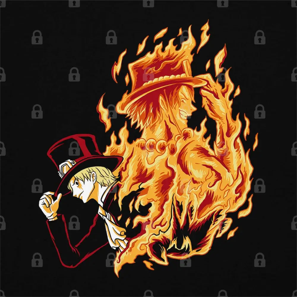 Sabo&#39;s Flame T-Shirt | Anime T-Shirts