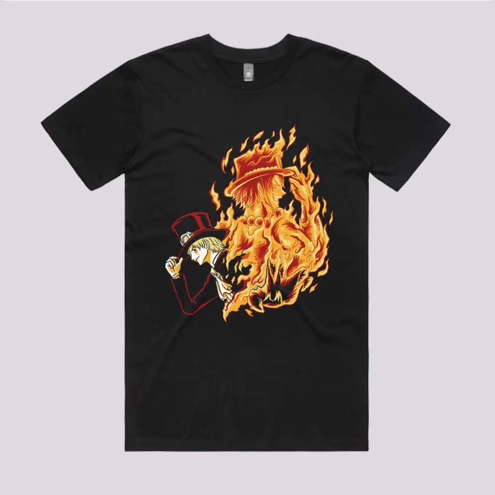 Sabo's Flame T-Shirt | Anime T-Shirts