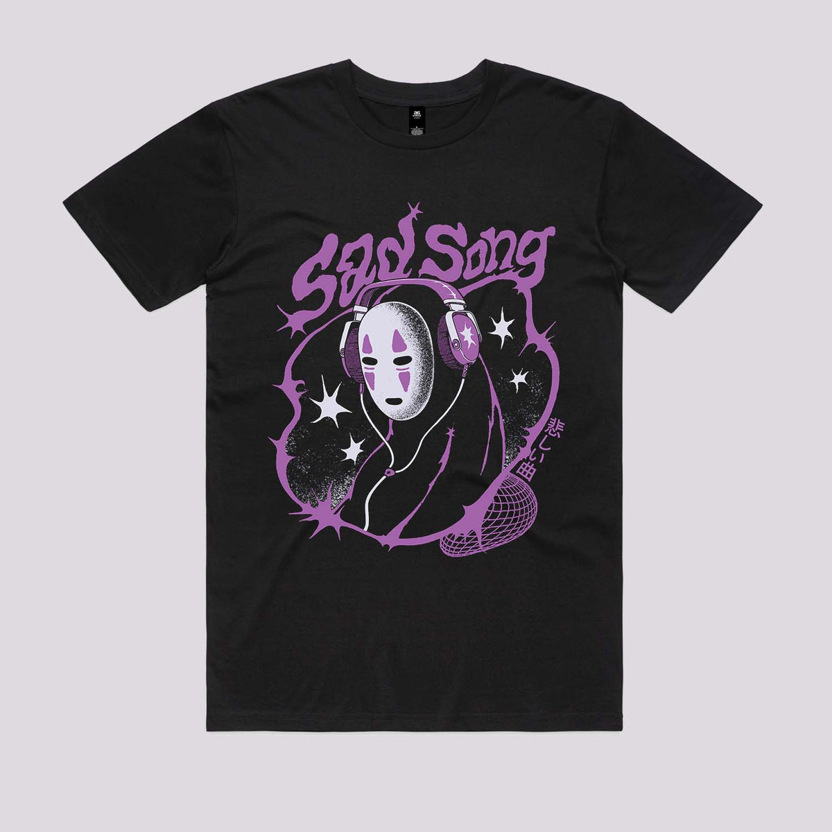 No Face Sad Song T-Shirt - Spirited Away Anime T-Shirts