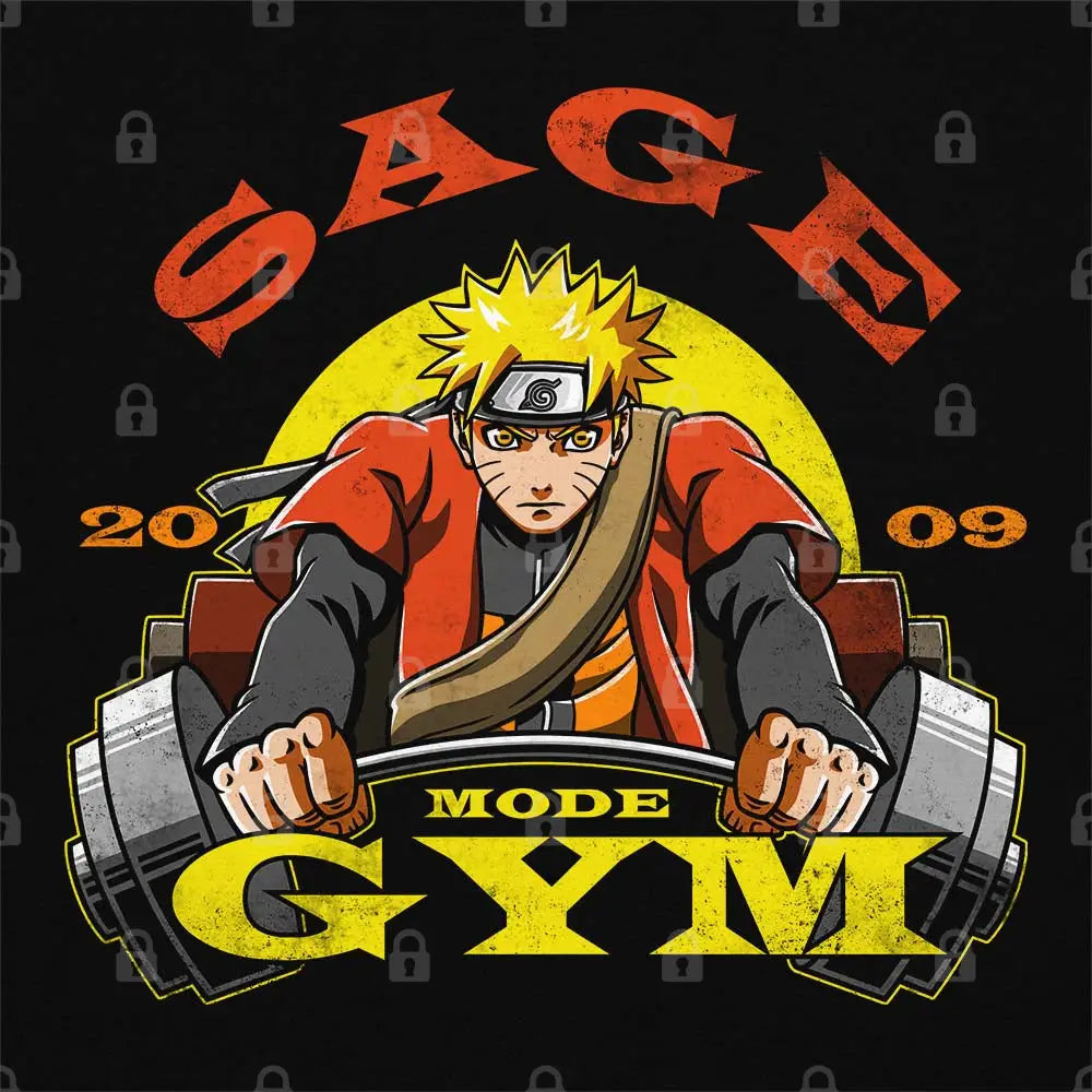 Sage Mode Gym T-Shirt | Anime T-Shirts