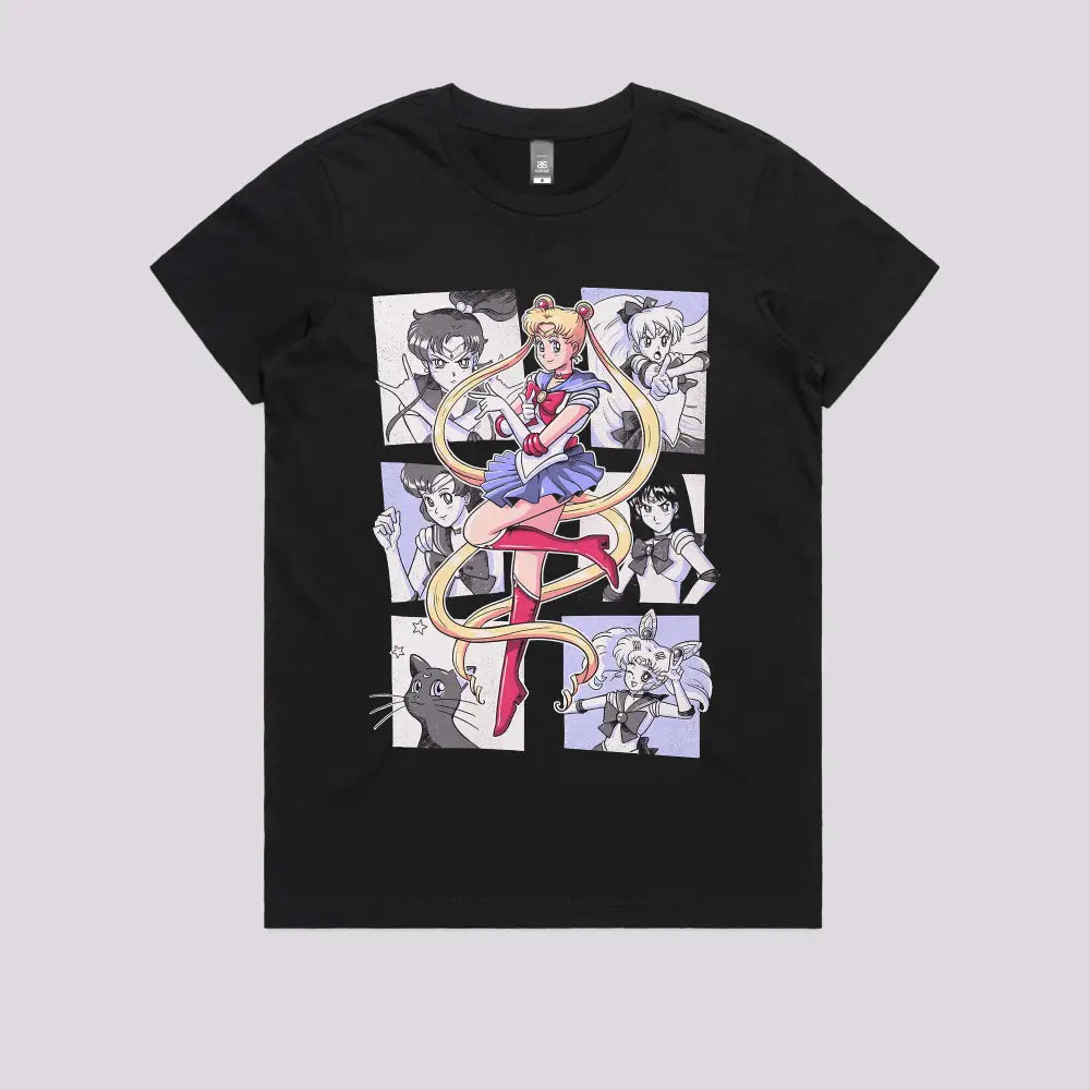 Sailor Comics T-Shirt | Anime T-Shirts
