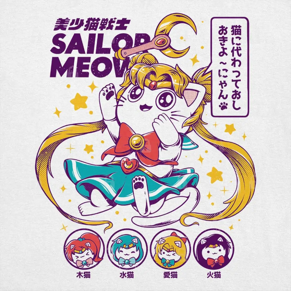 Sailor Meow Hoodie | Anime T-Shirts