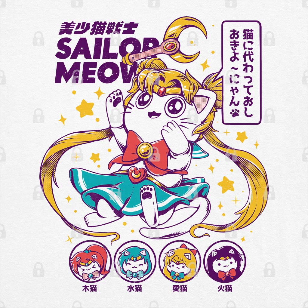 Sailor Meow Oversized T-Shirt