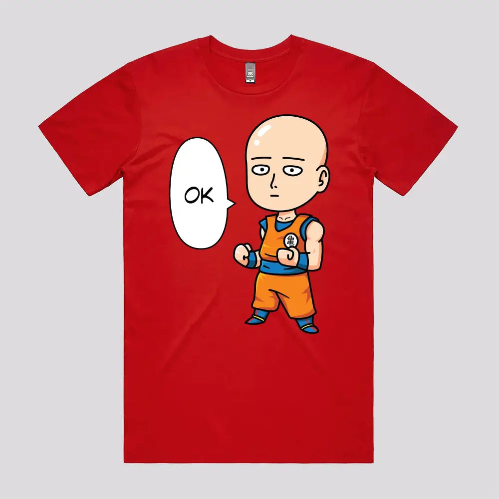 Saitama Dress Like Saiyan T-Shirt | Anime T-Shirts