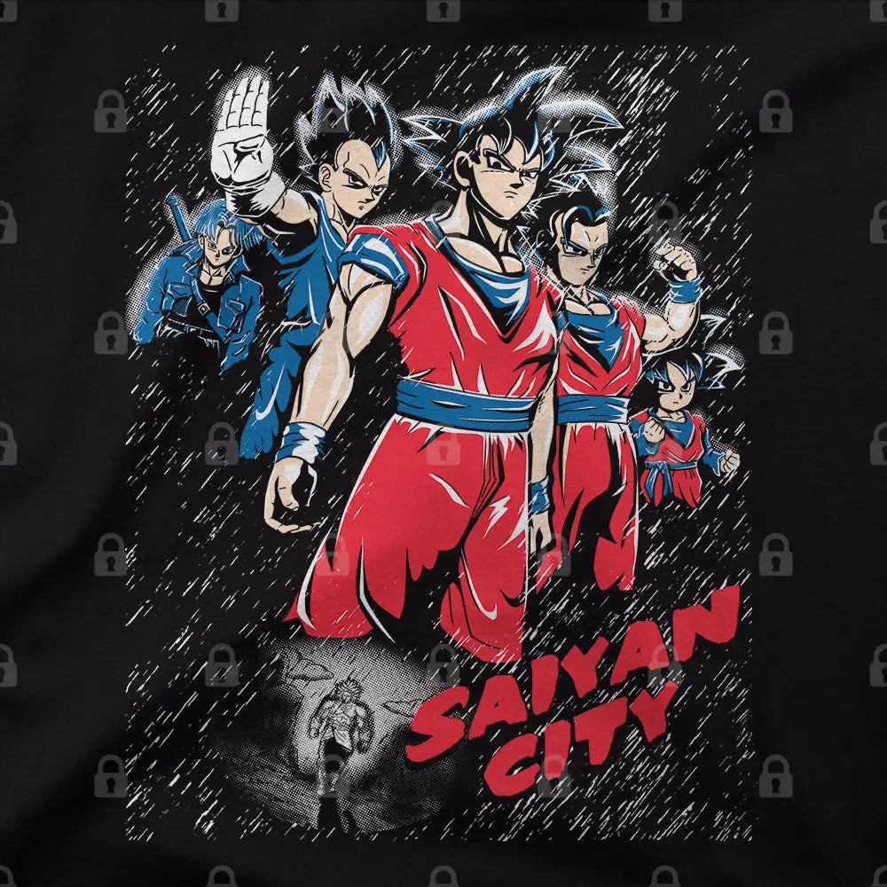 Saiyan City T-Shirt | Anime T-Shirts