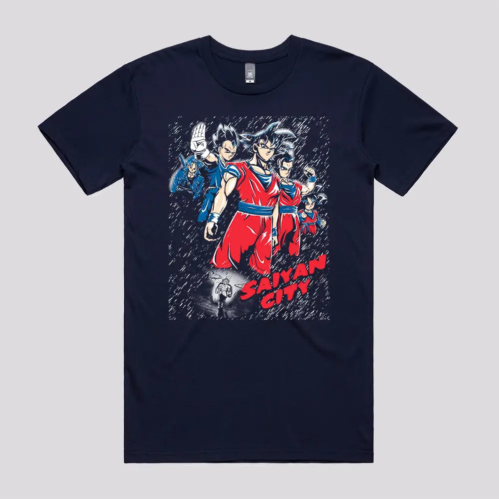 Saiyan City T-Shirt | Anime T-Shirts