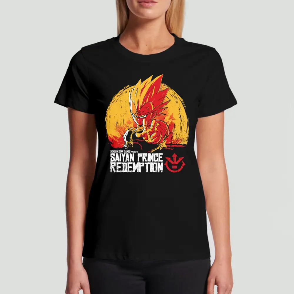 Saiyan Prince Redemption T-Shirt | Anime T-Shirts