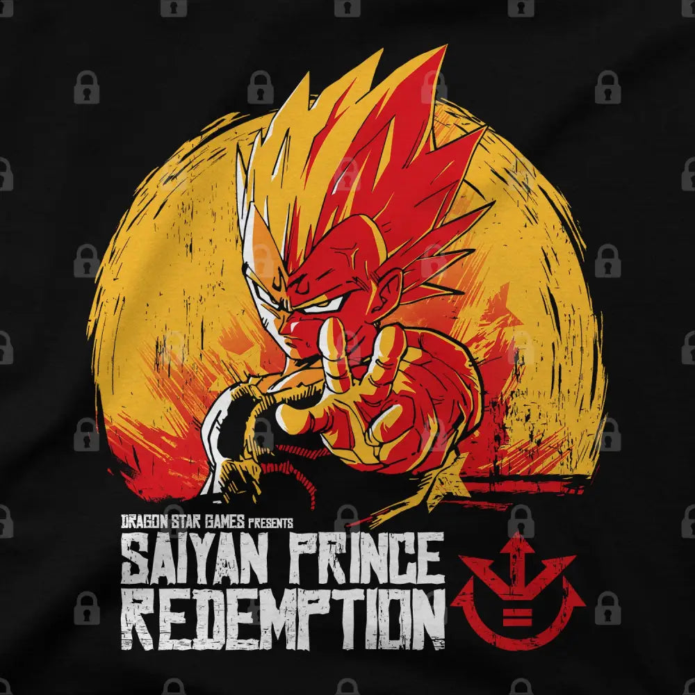 Saiyan Prince Redemption T-Shirt | Anime T-Shirts