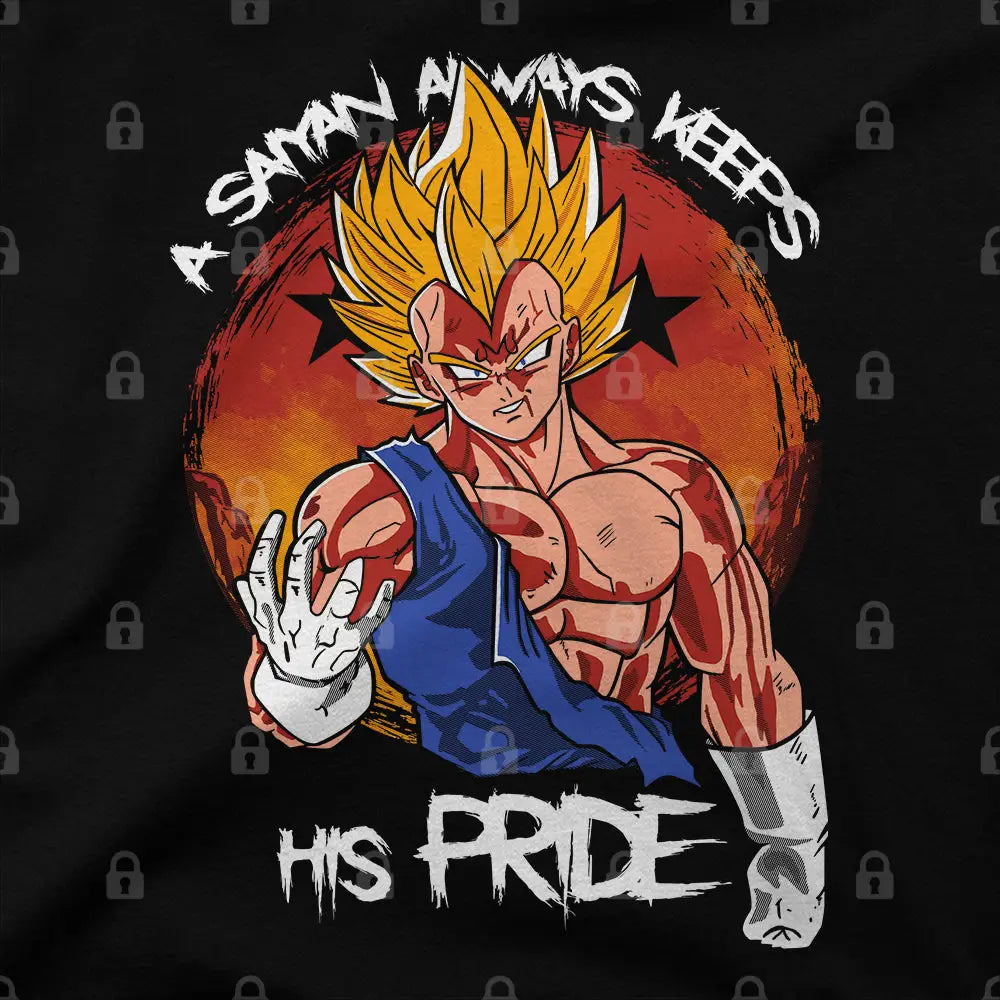 Saiyan&#39;s Pride T-Shirt | Anime T-Shirts