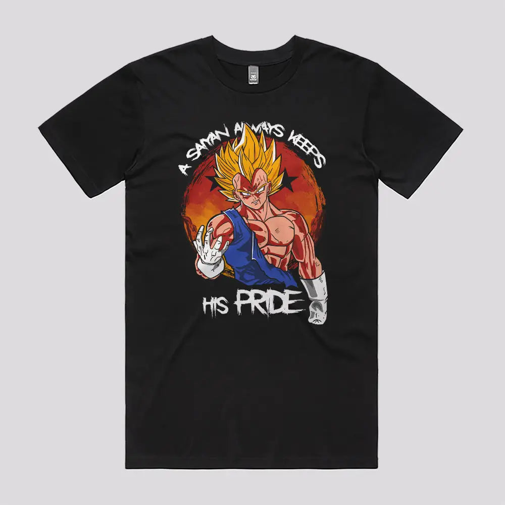 Saiyan&#39;s Pride T-Shirt | Anime T-Shirts