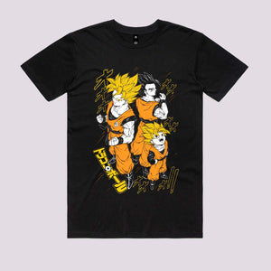 Saiyan Family Graphic Tee | Anime T-Shirts Australia