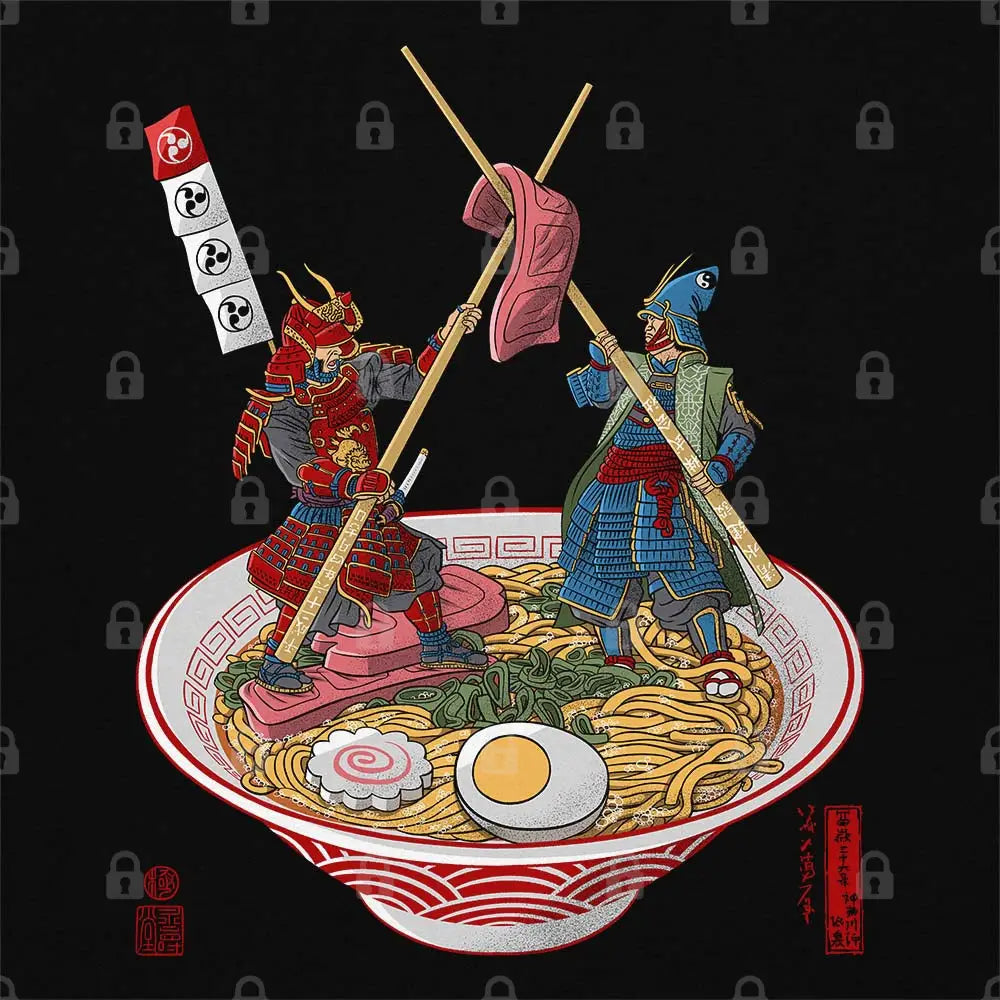 Samurai Ramen T-Shirt - Limitee Apparel