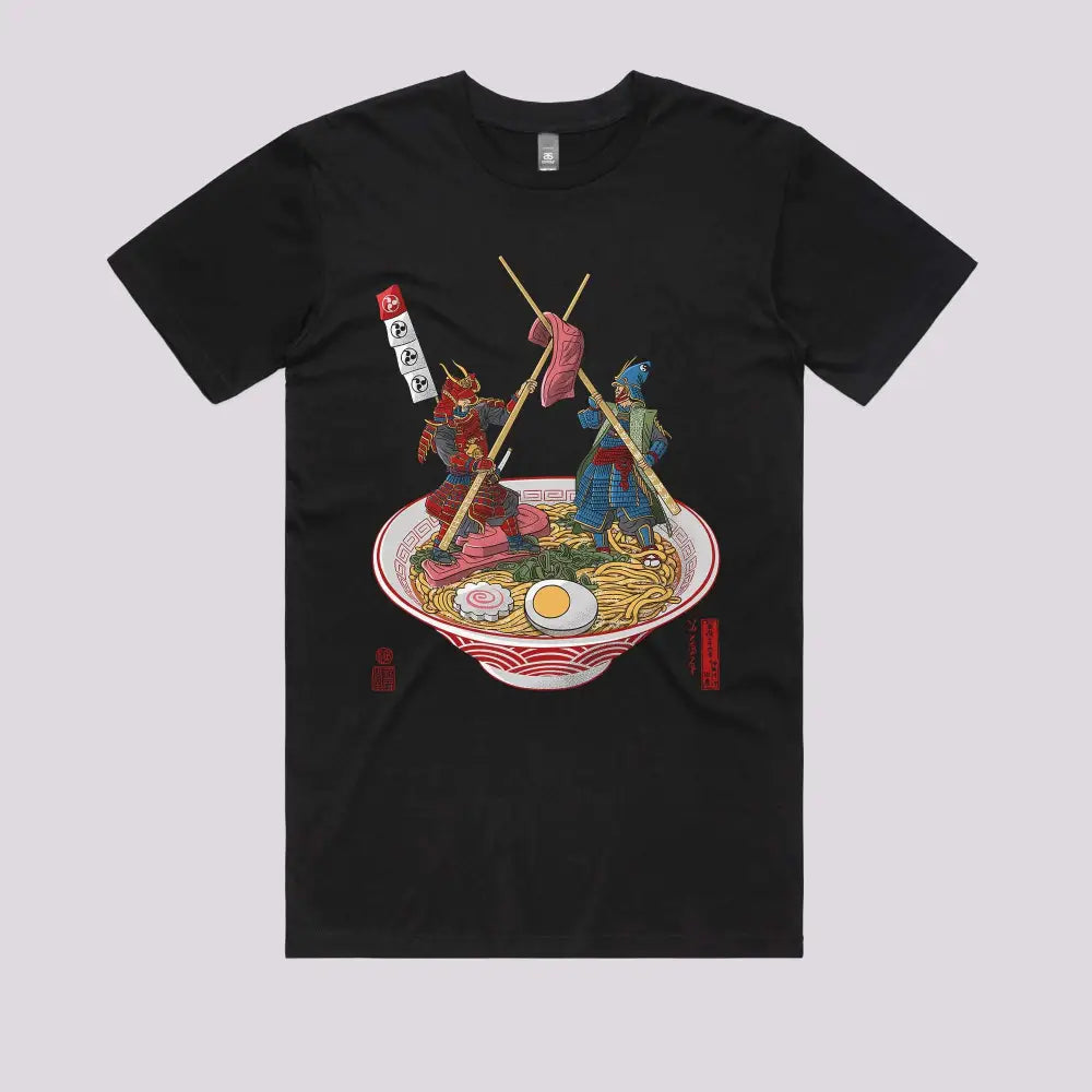 Samurai Ramen T-Shirt - Limitee Apparel