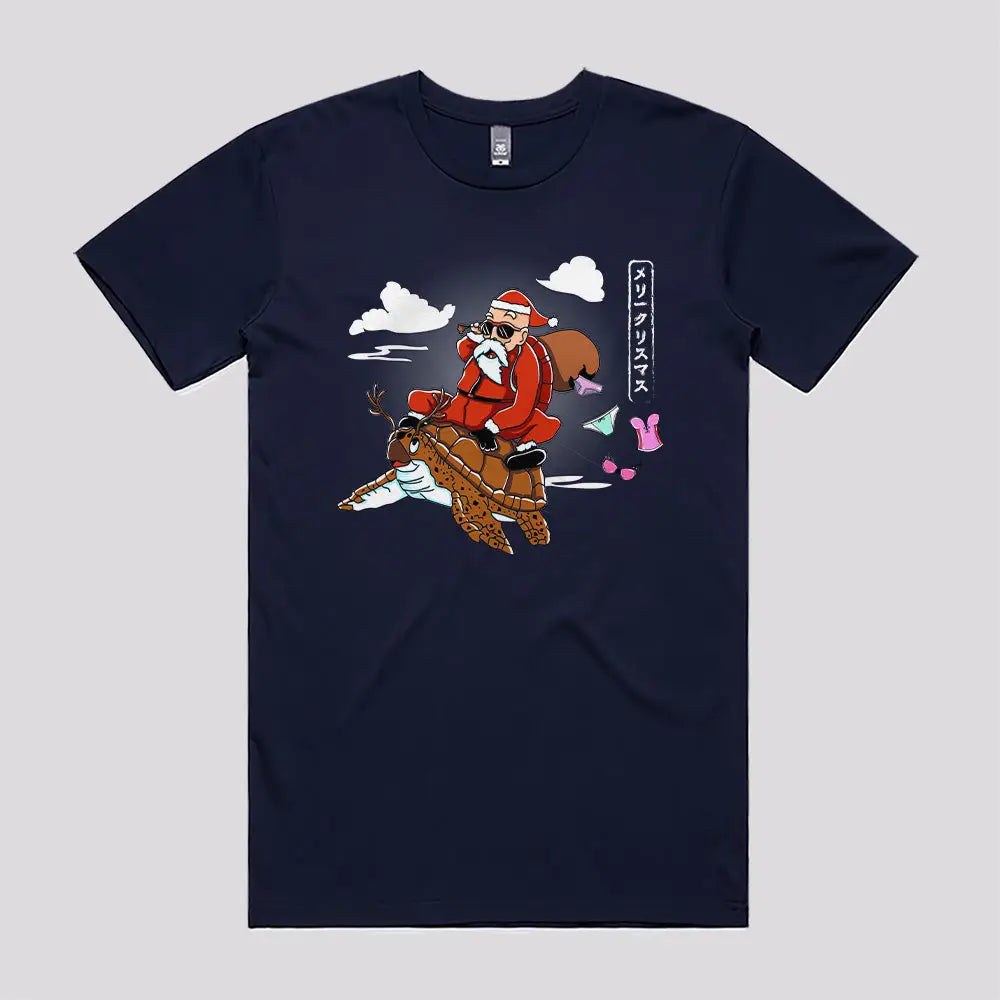 Santa Roshi T-Shirt | Anime T-Shirts