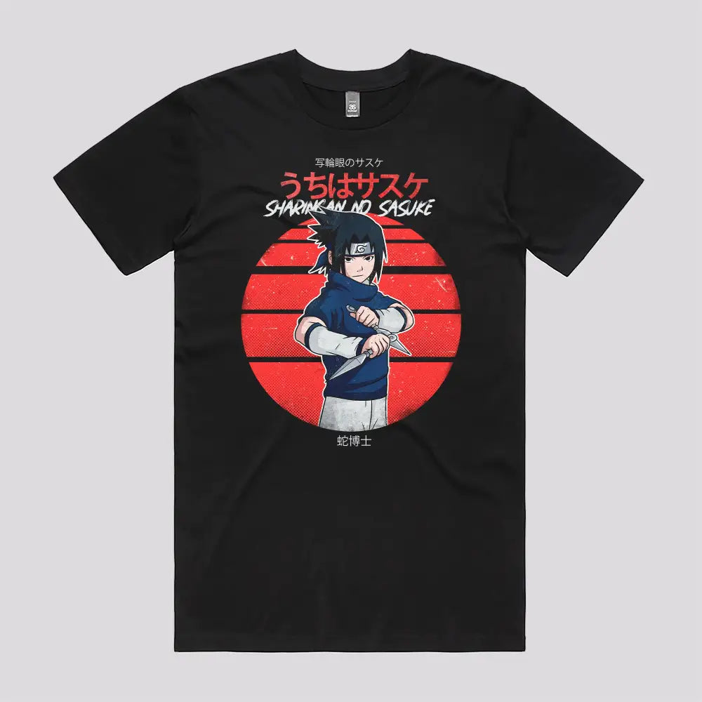 Sasuke Sharingan T-Shirt | Anime T-Shirts