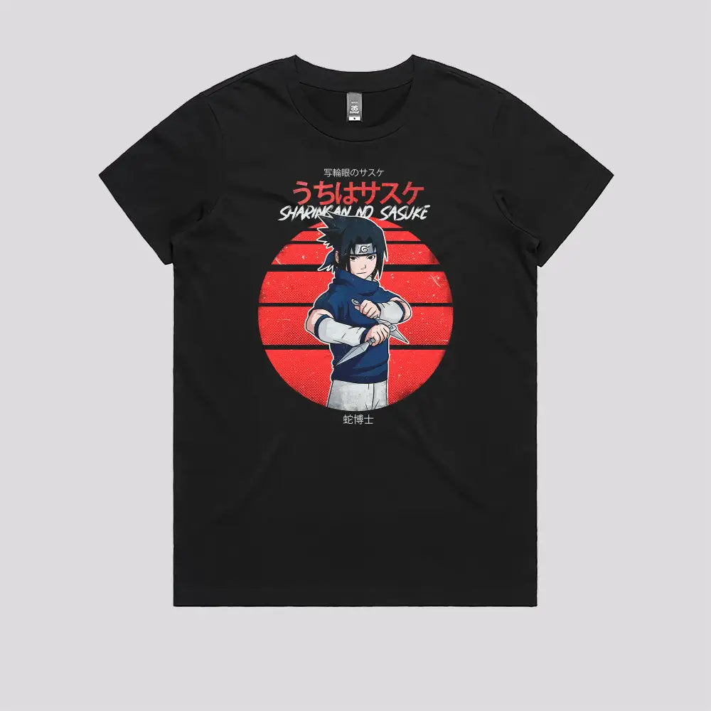 Sasuke Sharingan T-Shirt | Anime T-Shirts