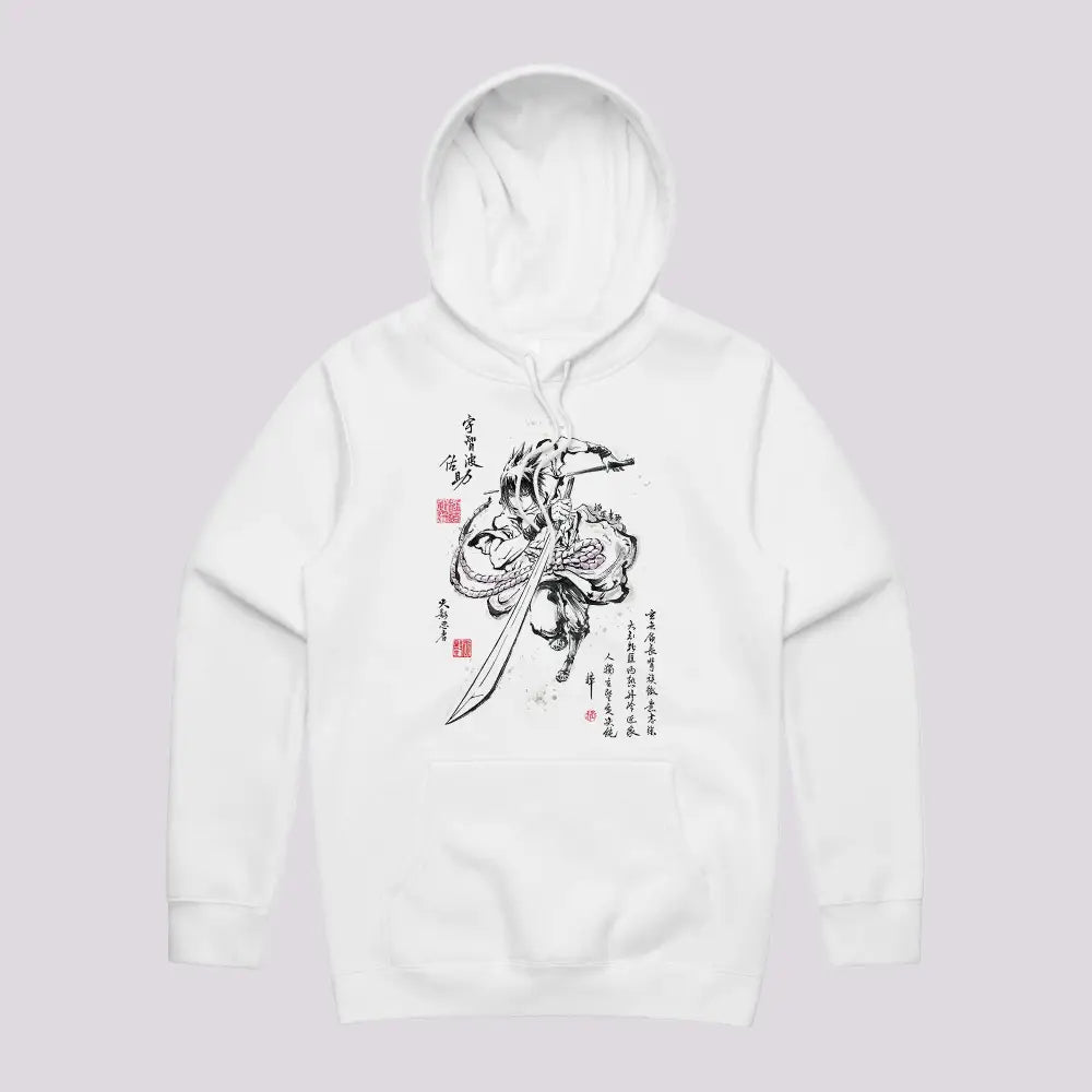 Sasuke Sumi-e Hoodie | Anime T-Shirts