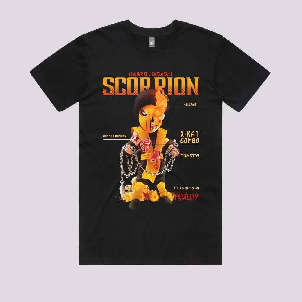 Scorpion Anatomy T-Shirt | Pop Culture T-Shirts