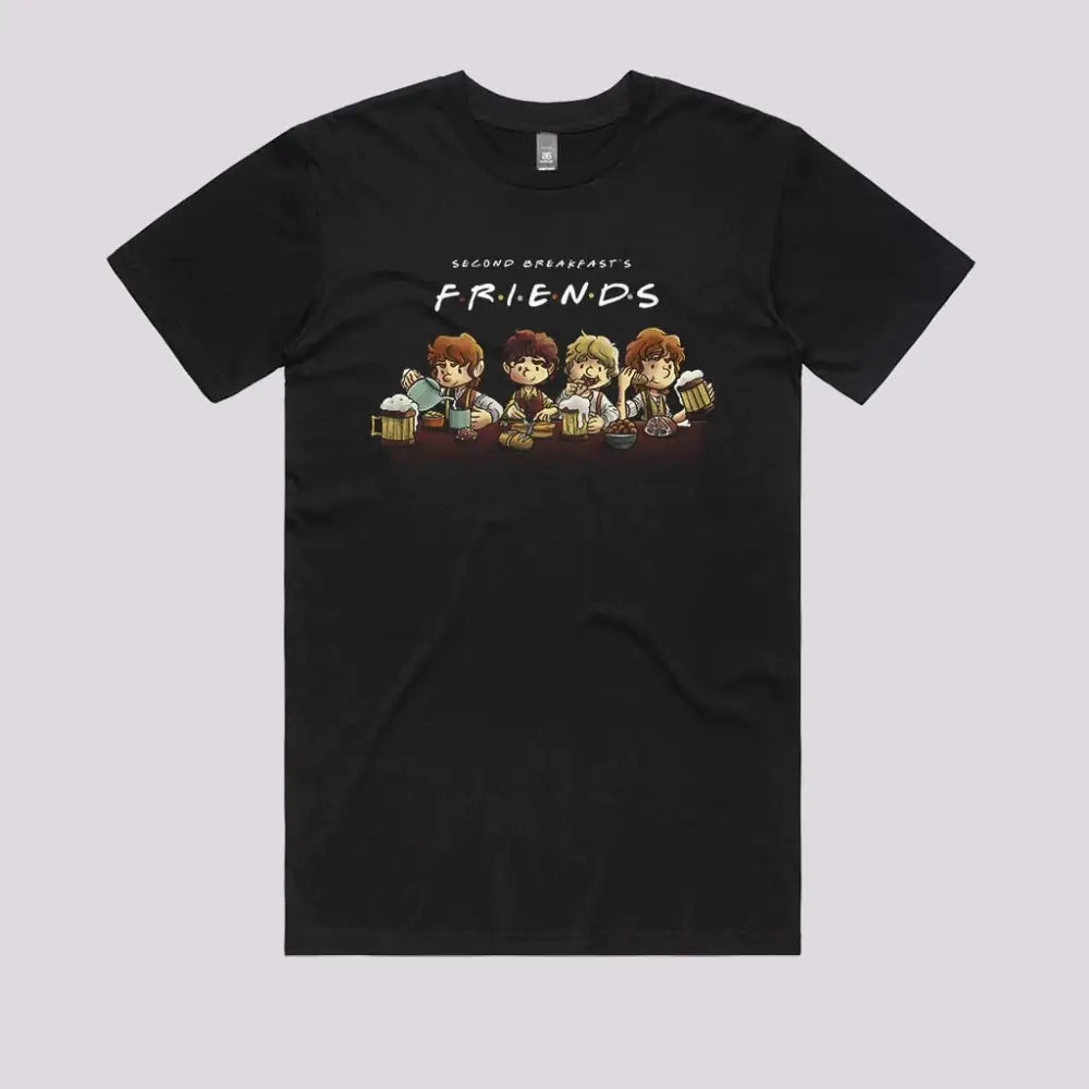 Second Breakfast Friends T-Shirt | Pop Culture T-Shirts