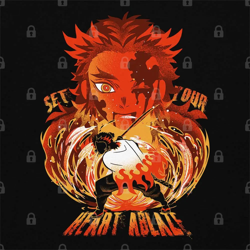 Set Your Heart Ablaze T-Shirt | Anime T-Shirts
