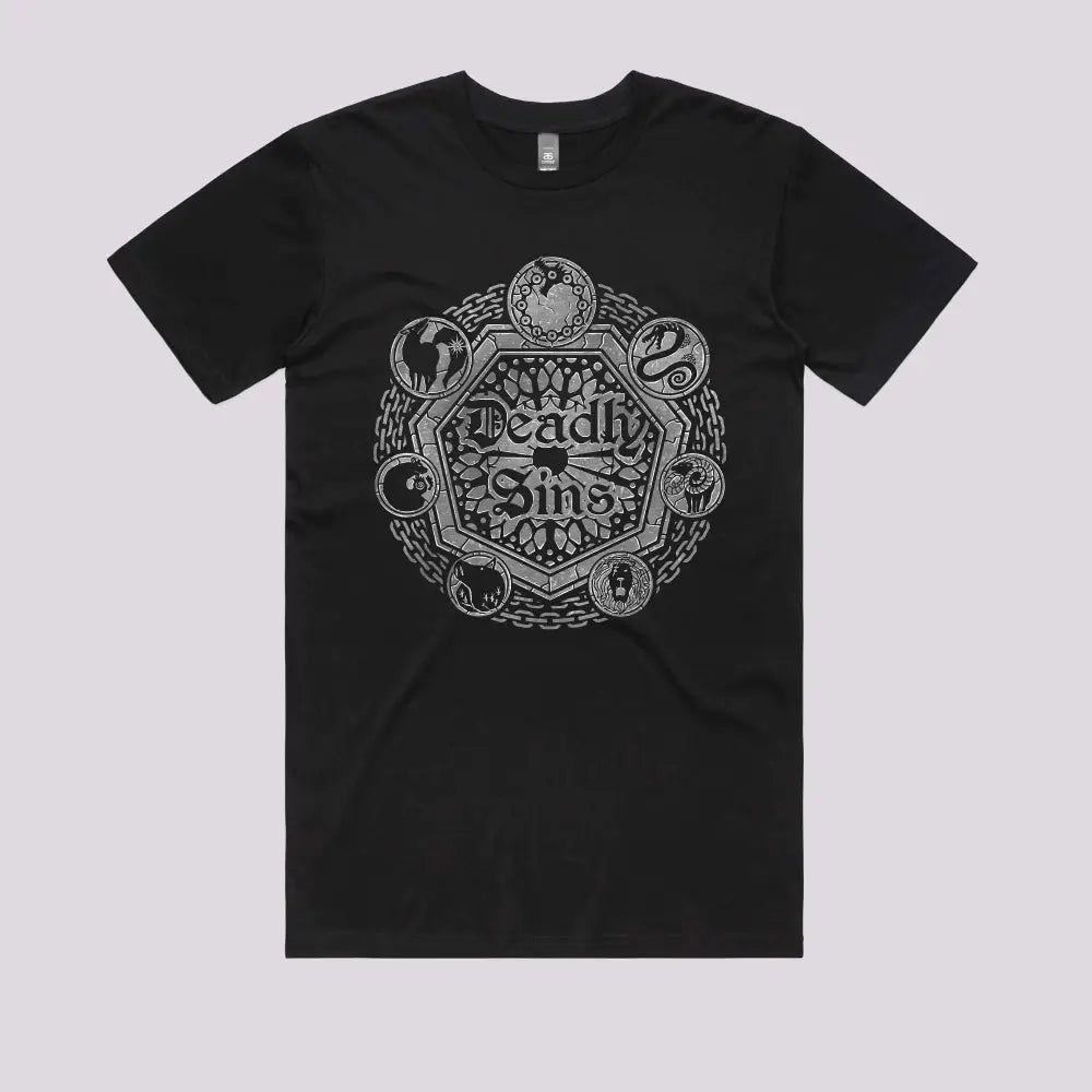 Seven Deadly Sins Shield T-Shirt | Anime T-Shirts