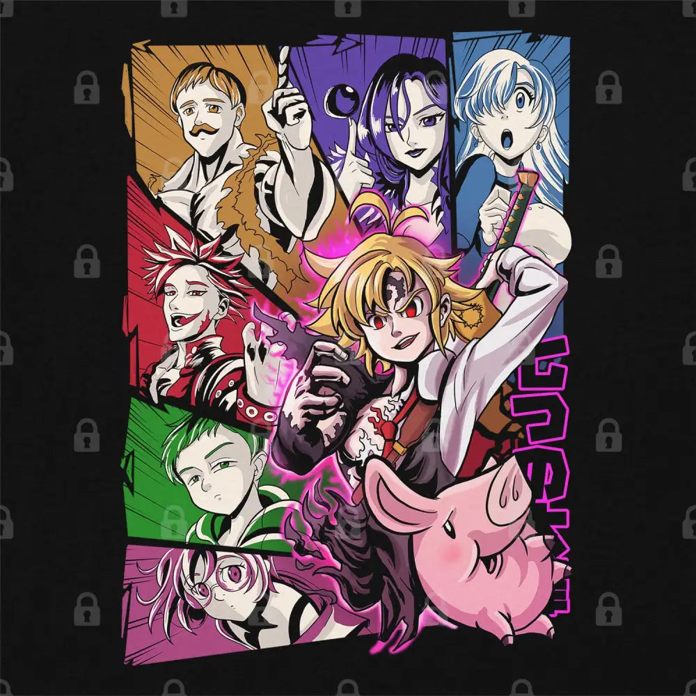 Seven Deadly Sins T-Shirt | Anime T-Shirts