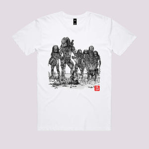 Seven Hunters Sumi-e Graphic Tee | Cool Graphic Tees Australia