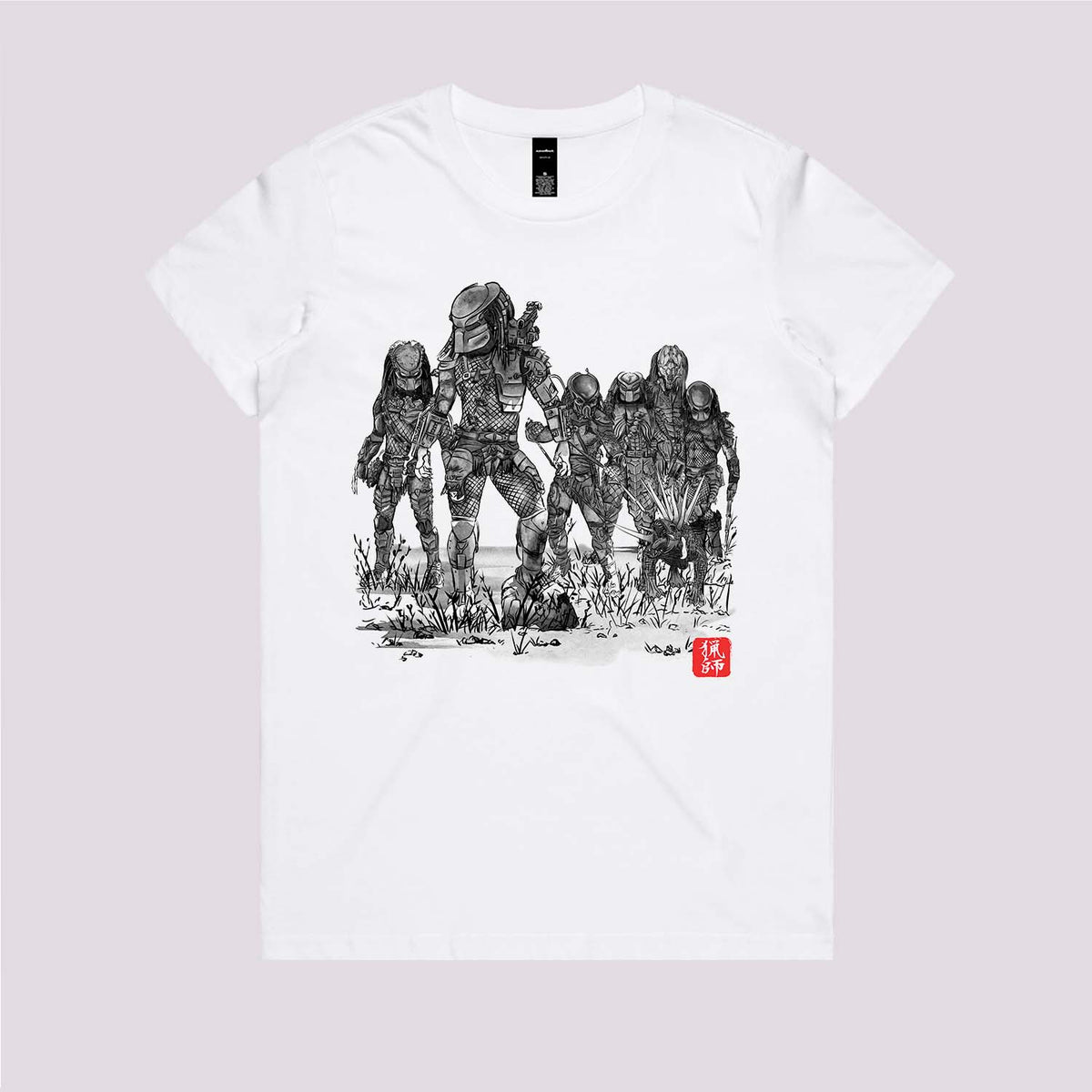 Seven Hunters Sumi-e Graphic Tee
